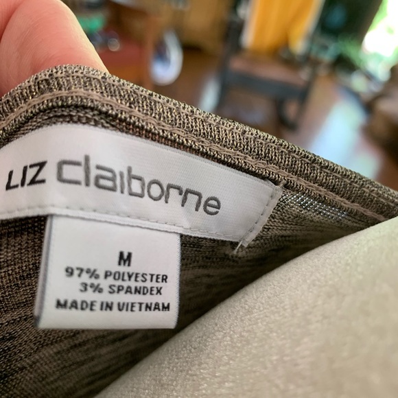 LIZ CLAIBORNE SHIMMERY SLEEVELESS TOP - Picture 11 of 11